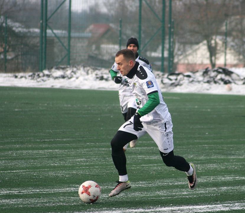 Robert Pisarczuk zdobył gola w sparingu z Chełmianką