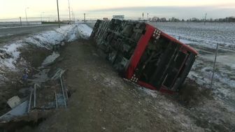 Wypadek autobusu relacji Lublin-Gdańsk. 12 rannych osób [wideo]