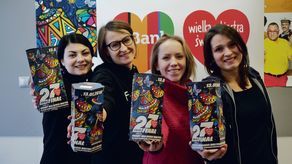 Wolontariuszki ze sztabu w Galerii Labirynt w Lublinie są już gotowe na 27. finał WOŚP