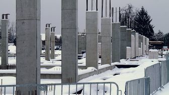 Rośnie najdroższa hala w województwie. "Gotowe są już nowe sieci energetyczne"