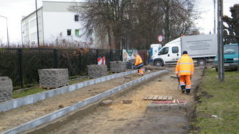 W mieście powstają ścieżki rowerowe/ fot. UM Biała Podlaska 
