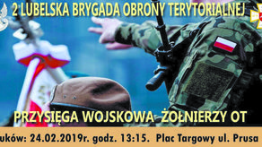 Łuków czeka na pierwszą w tym roku przysięgę terytorialsów