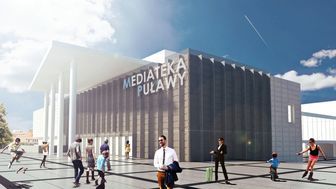 Tak po przebudowie ma wyglądać mediateka w Puławach