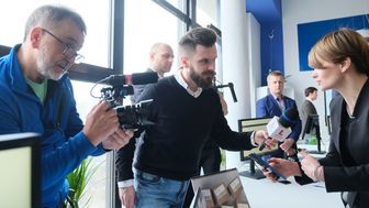 Tak powstaje program „Lubelskie – smakuj życie!”. W roli reportera Michał Trantau, były rzecznik Dariusza Stefaniuka