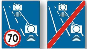 Znaki D-51a i D-51b poinformują kierowców o odcinkowym pomiarze prędkości