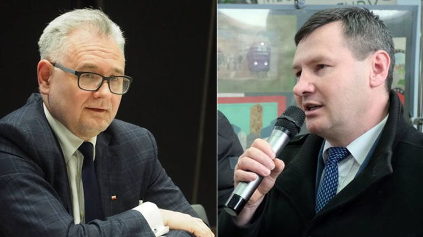 Były prezydent Lublina z PiS Andrzej Pruszkowski i polityk PO Mariusz Grad