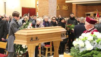 Pogrzeb rektora Józefa Bergiera