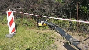 Fotoradar w Ciecierzynie czeka na kolejny remont masztu. Już dwa razy ciężarówki eliminowały go z gry o bezpieczeństwo 
