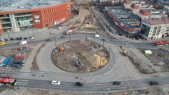 Przebudowa ronda przy Gali. Nowe utrudnienia, będzie wąskie gardło