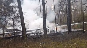 Wojskowy MiG-29 rozbił się na Mazowszu. Pilot się katapultował