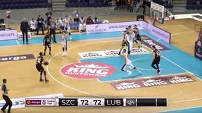 King Szczecin - TBV Start 72:75. Rzut Thomassona na wagę zwycięstwa (wideo)