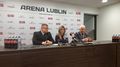 We wtorek na Arenie Lublin odbyła się konferencja prasowa podczas której ogłoszono, że na lubelskim stadionie reprezentacja Polski kobiet zagra w Włoszkami
