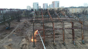 Lublin: Szkielet hali na Czubach już częściowo rozebrany [wideo, zdjęcia]