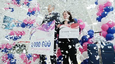 Lotnisko Lublin odprawiło 2 miliony osób. Dwumilionowym pasażerem pani Weronika