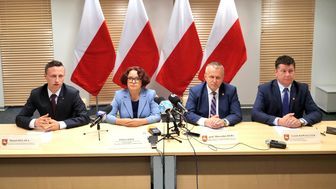 Stanowisko w sprawie LGBT przedstawili: Michał Mulawa, Elżbieta Kruk, prof. Mieczysław Ryba i Leszek Kowalczyk, szef klubu PiS