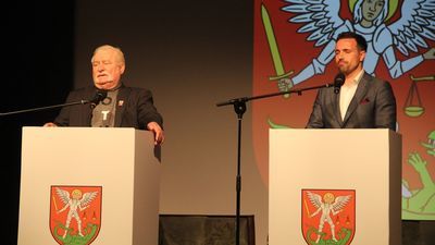 Lech Wałęsa w Białej Podlaskiej 