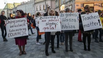 Tak lublinianie wspierali strajkujących nauczycieli