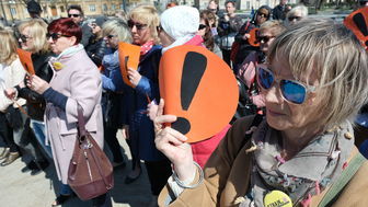 Strajk nauczycieli trwa. "To, że jest nas dużo daje mi siłę i wiarę, że to ma sens"