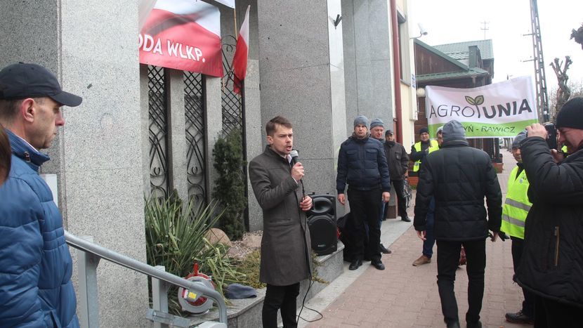 Michał Kołodziejczal lider Agrounii przed sądem w Białej Podlaskiej 