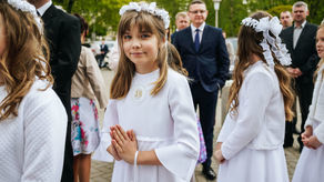 Pierwsza Komunia Święta. Uroczystość w parafii przy ul. Skierki [zdjęcia]