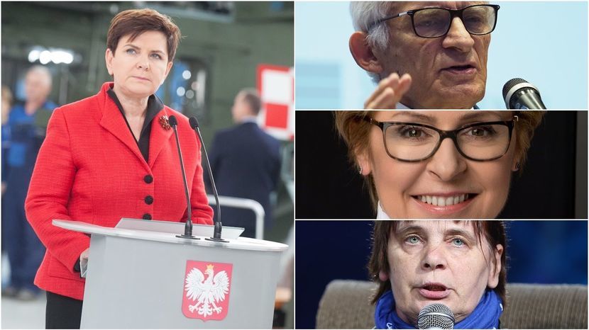 Beata Szydło, Jerzy Buzek, Jadwiga Wiśniewska i Janina Ochojska-Okońska. Ci kandydaci zdobyli najlepsze wyniki w Polsce