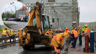 Stary most w Puławach zamknięty. Tworzą się korki. "To zaczyna przypominać paraliż"
