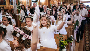 Pierwsza Komunia Święta w parafii pw. bł. Biskupa Władysława Gorala w Lublinie [zdjęcia]