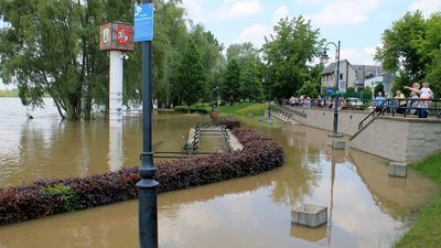 Najwyższy stan, Wisła w Puławach osiągnęła w poniedziałek, 27 maja