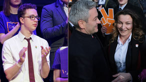 Po lewej: Przemysław Stefaniak. Po prawej: Monika Pawłowska