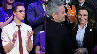 Po lewej: Przemysław Stefaniak. Po prawej: Monika Pawłowska