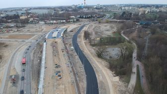 Tak skrzyżowanie ul. Diamentowej z Krochmalną wyglądało 31 marca