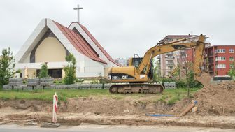 Budowa ul. Kaskadowej w Lublinie wstrzymana. Odkryli gazociąg