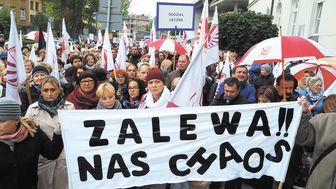 2016 r. Protest lubelskich nauczycieli przeciwko reformie edukacji. Raport NIK potwierdził ich najgorsze obawy
