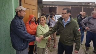 Trąba powietrzna w gm. Wojciechów koło Lublina. Na miejscu jest premier Morawiecki [zdjęcia]