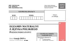 Matura 2019 język polski. Są już arkusze CKE [poziom podstawowy]