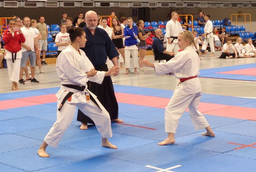 Wiele walk podczas mistrzostw Polski w karate tradycyjnym w Lublinie było bardzo zaciętych