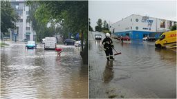 Ulewa przeszła nad Lublinem. Zalane ulice i parkingi, podtopione samochody [wideo, zdjęcia]
