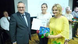 Klaudia Lalik (w środku)