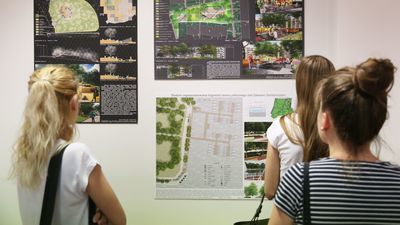 Parki na działkach i parklety przy kościołach. Projekty studentów "są dziś nierealne"