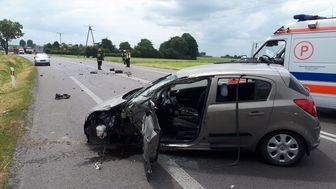 Lubelskie: Dwa poważne wypadki na drodze krajowej nr 19. Trasa jest zablokowana