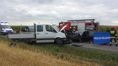 Śmiertelny wypadek w Strzeszkowicach Dużych [zdjęcia]