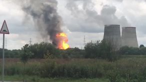 Co najmniej 12 osób zostało rannych w potężnym pożarze elektrowni w pobliżu Moskwy