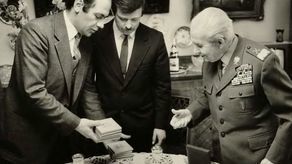 Delegacja Chełma u Michała Roli-Żymierskiego. 1984 rok