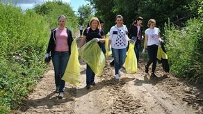 Akcja sprzątania była społeczna i dobrowolna, a podczas niej zebrano ponad 400 kilogramów śmieci

