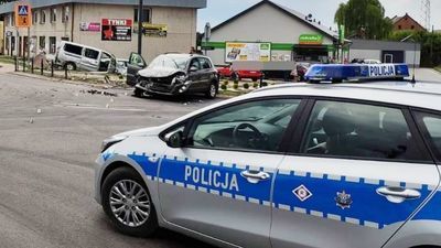 Wypadek w Łaziskach