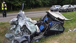 Wypadek na trasie Zamość-Krasnystaw. Nie żyje 48-letni mężczyzna [zdjęcia]