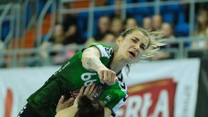 Aleksandra Rosiak w finałowym spotkaniu zdobyła trzy bramki

