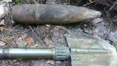 Niecodzienne znalezisko w lesie. Potrzebna była pomoc saperów