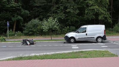 Samochód wjechał w mężczyznę na wózku inwalidzkim. Śmiertelny wypadek w Poniatowej