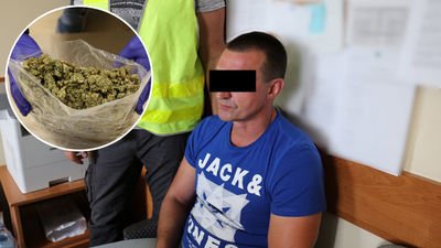 Policjanci zabezpieczyli 40 kg marihuany. 